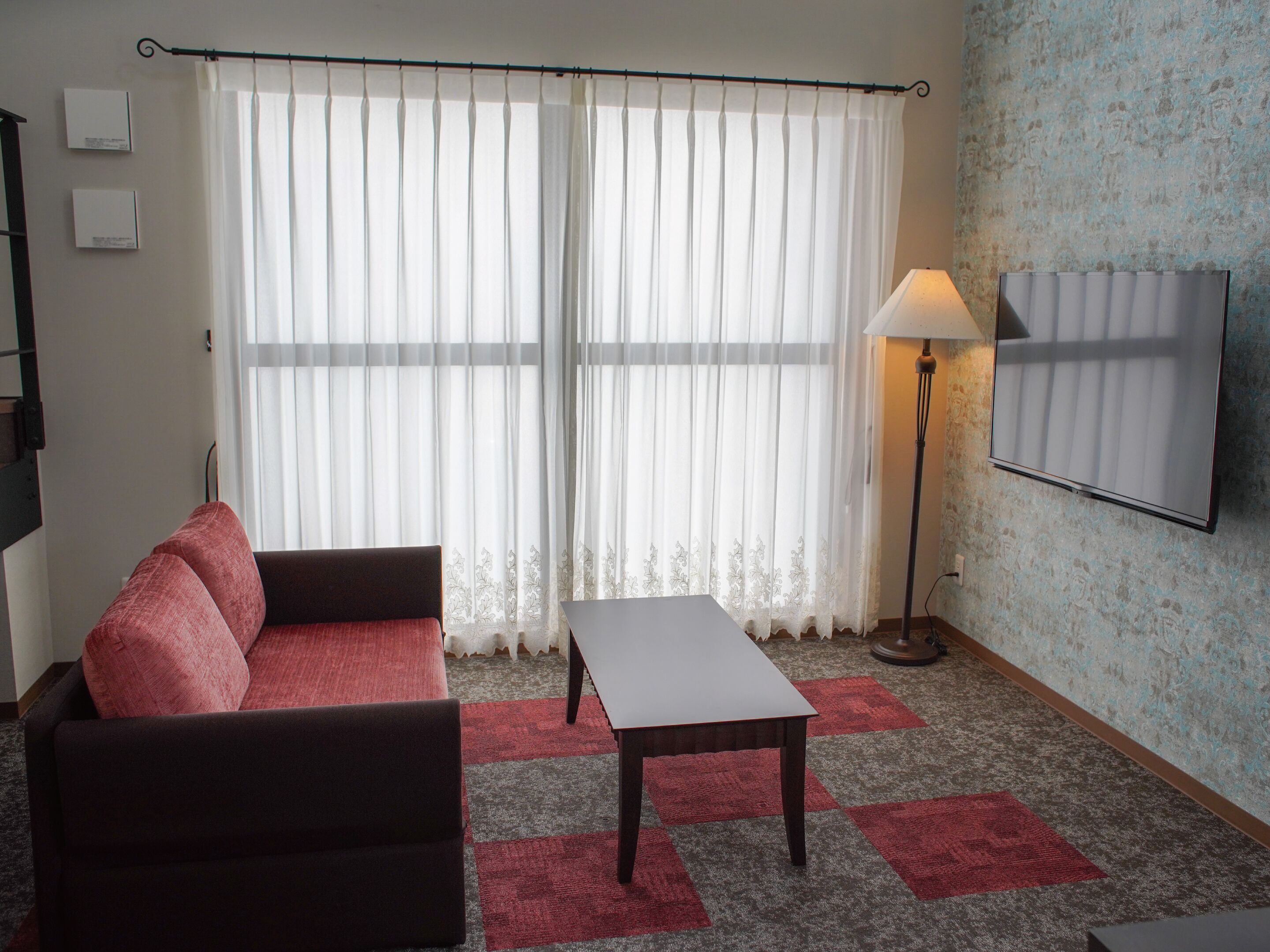 japanese maisonette suite premium | living area | 50-inch flat-screen tv with digital channels, tv