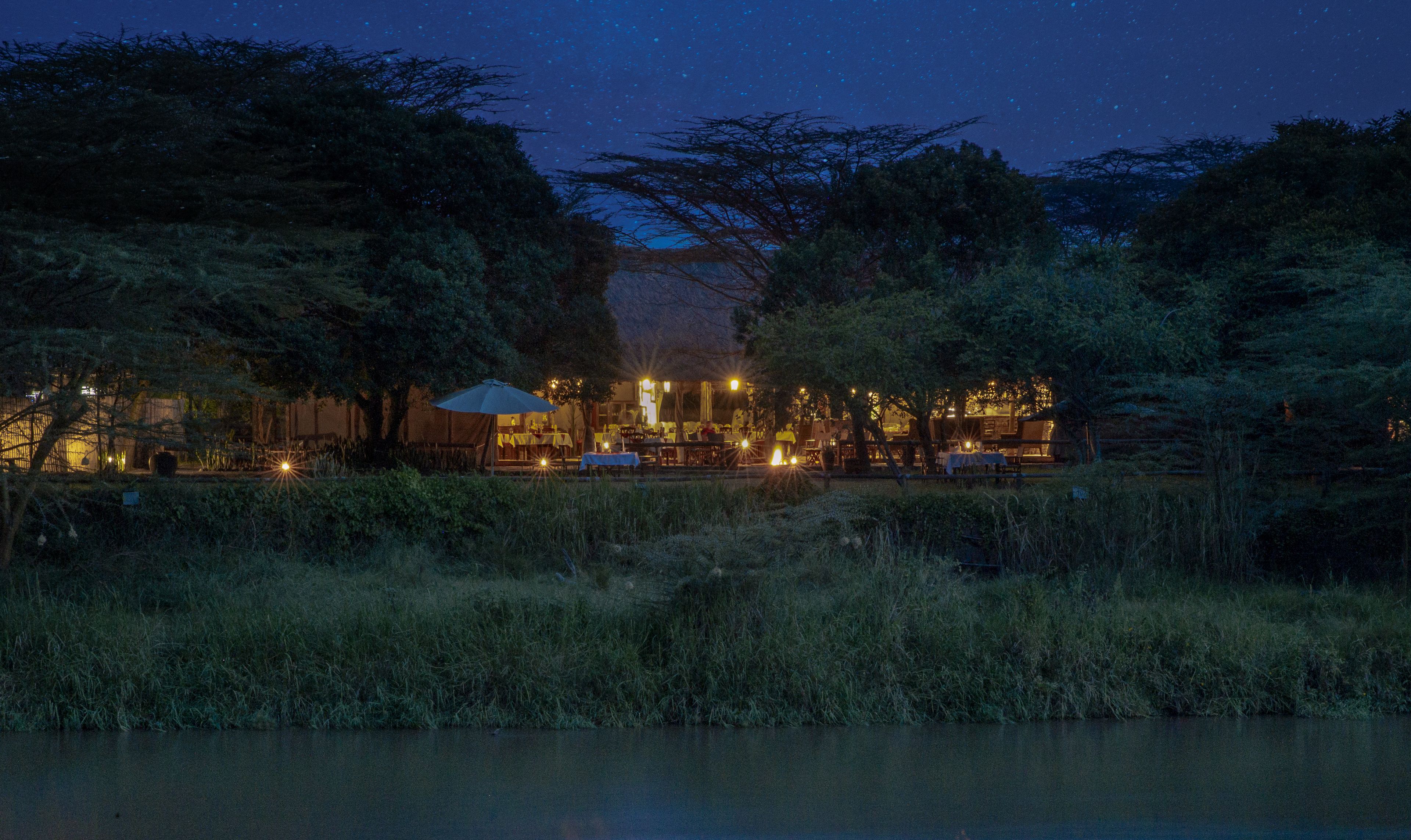 Front of property - evening/night