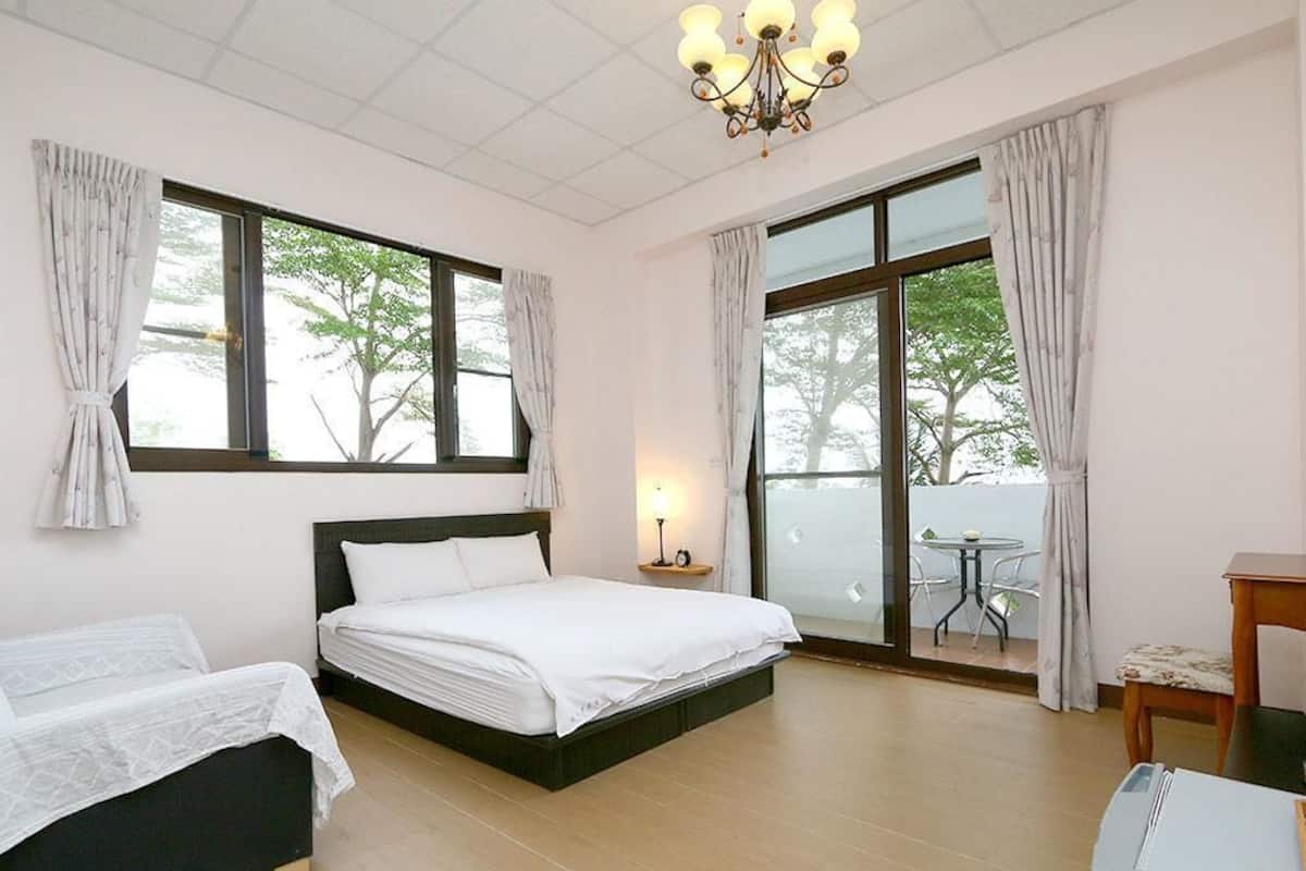 Double Room (Mountain Sea View) | Desk, blackout drapes, soundproofing, free WiFi
