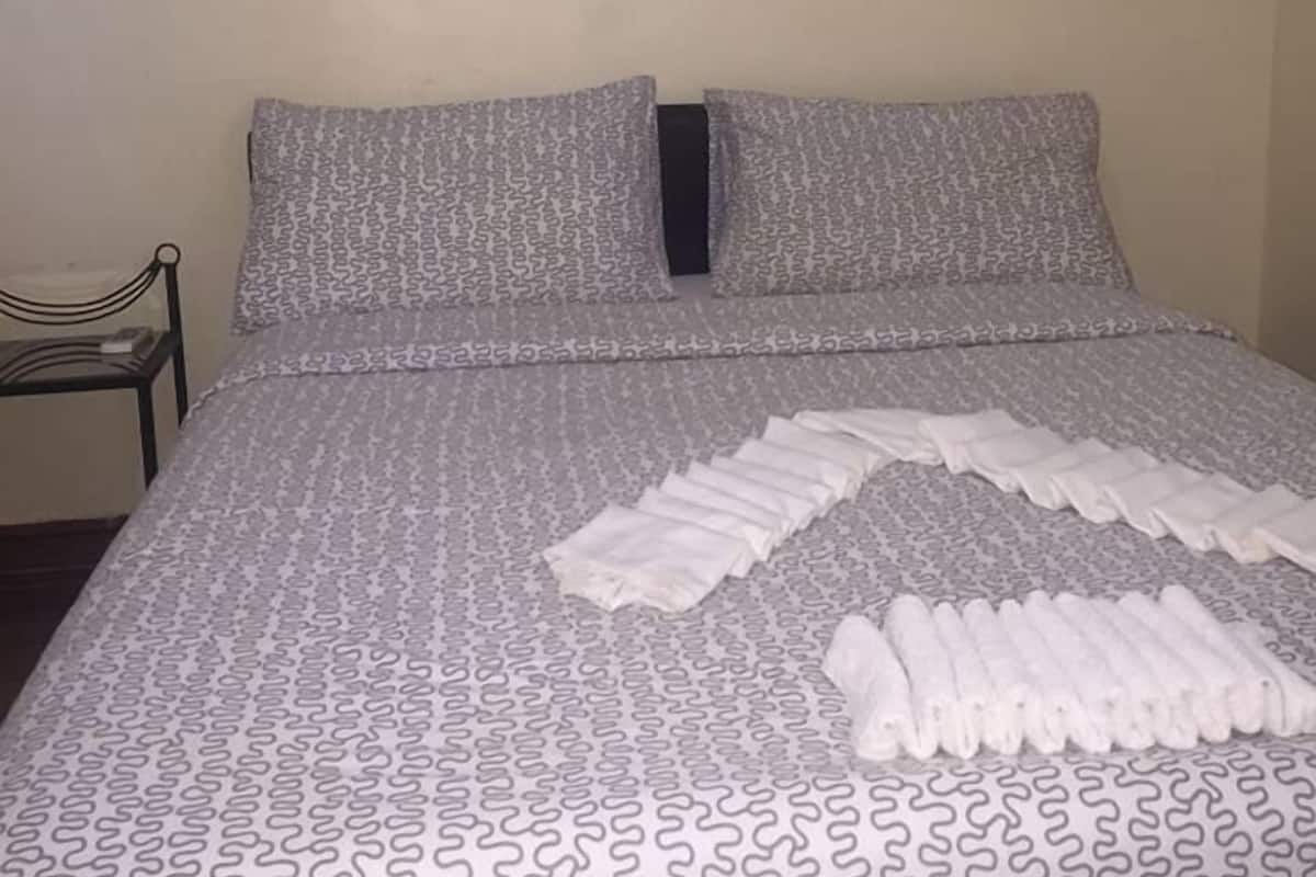Habitación doble Deluxe | Tabla de planchar con plancha, wifi gratis y ropa de cama