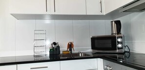 Appartamento, 3 camere da letto | Cucina privata | Frigorifero, piano cottura, macchina per tè/caffè, bollitore elettrico