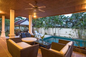 Outdoor dining - Tropical Thai Style 4BR Pool Villa Fanny (Rawai)