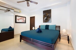Exclusive Villa | 4 bedrooms, in-room safe, desk, soundproofing - Tropical Thai Style 4BR Pool Villa Fanny (Rawai)