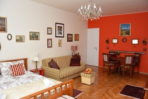 Apartment, 2 Bedrooms | Living area | Flat-screen TV - Apartments Oldtimer (Zagreb)