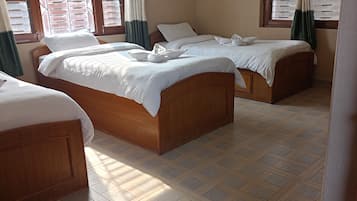 Free WiFi, bed sheets