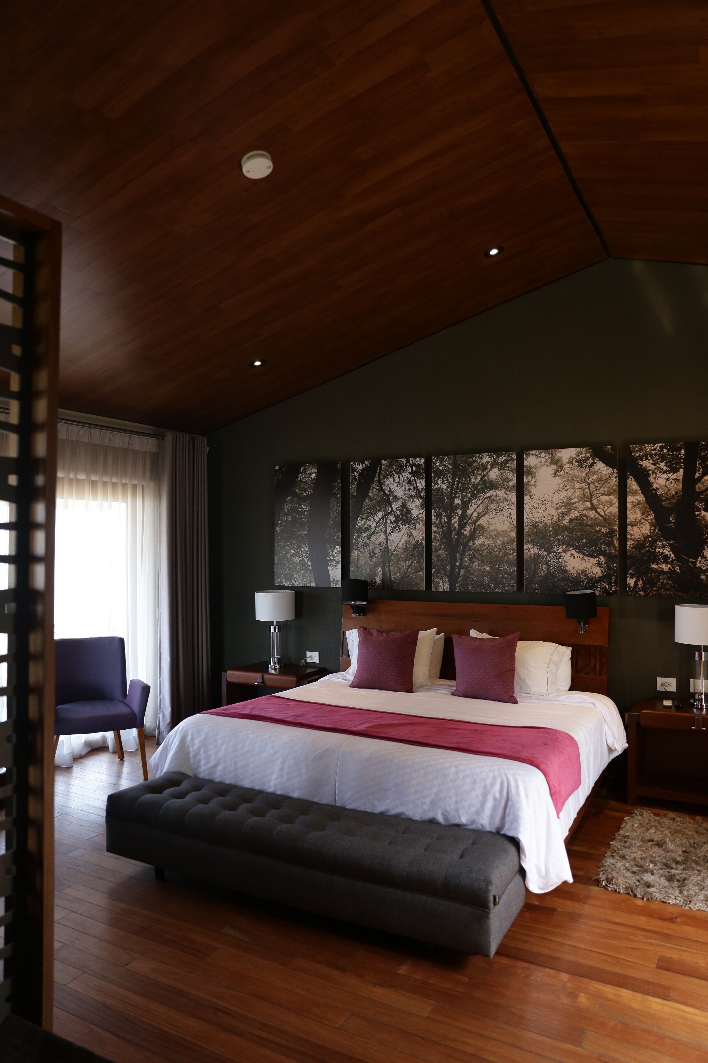 deluxe villa, 1 king bed | 1 bedroom, in-room safe, individually furnished, desk