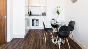 Luxury Apartment, Private Bathroom, City View (3rd Floor) | Restaurant - KCS Luxury Apartment - Broad Street Birmingham (Birmingham)