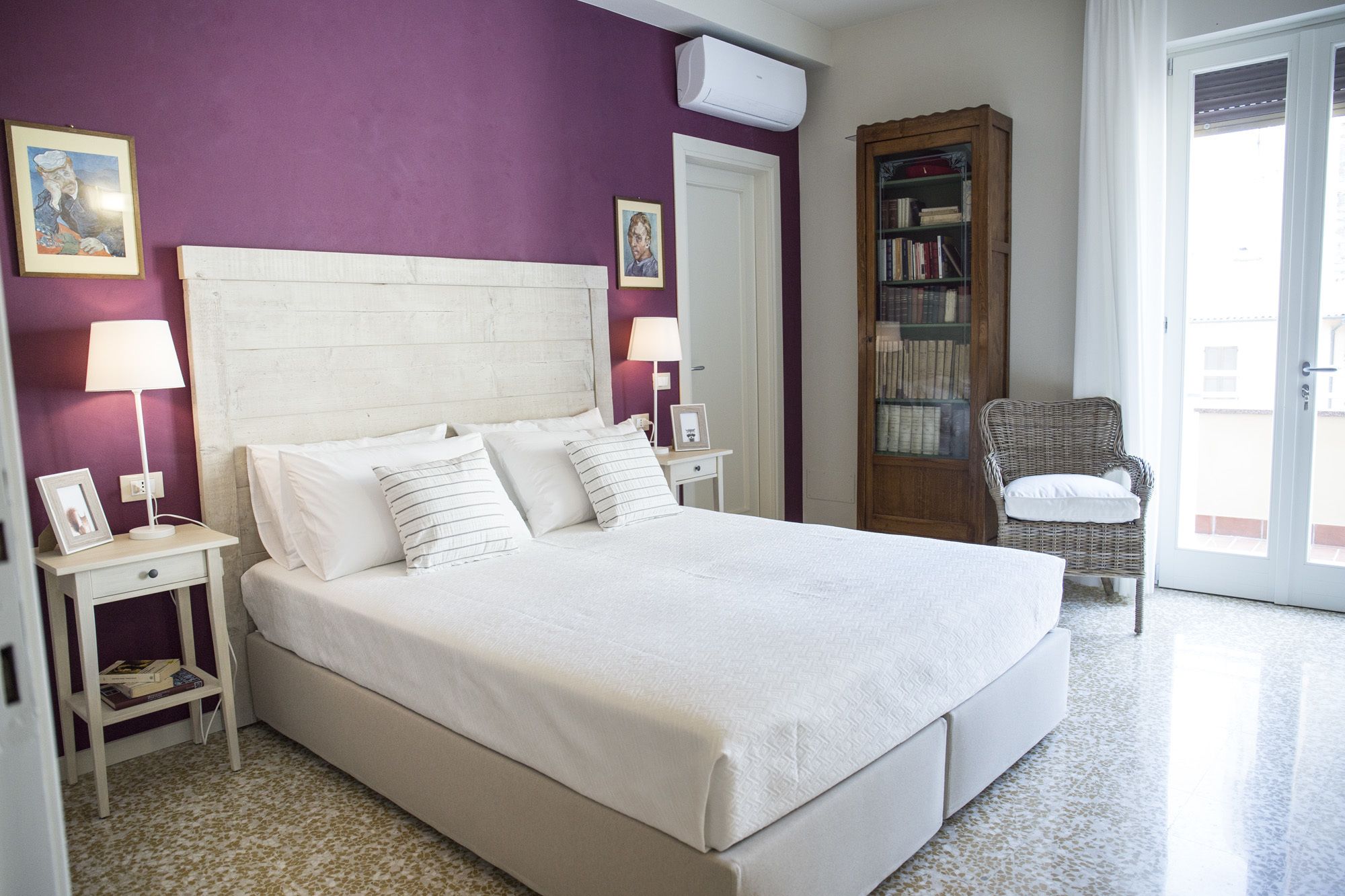 Chambre Double ou avec lits jumeaux, balcon, vue ville (Malva)