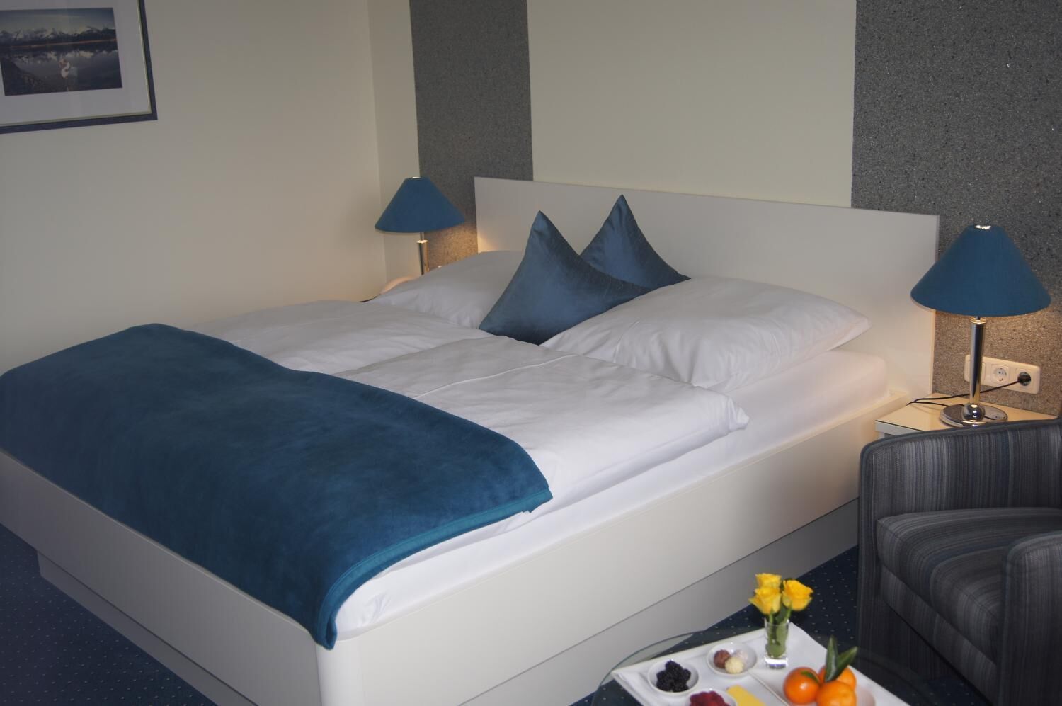 minibar, desk, free wifi, bed sheets