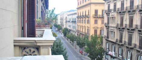 Blick auf die Straße