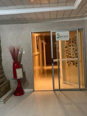 Interior entrance