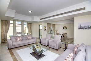 Villa, 3 Bedrooms | Living area | Flat-screen TV