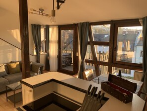 Panoramic Apartment (incl. Cleaning Fee) | Living area