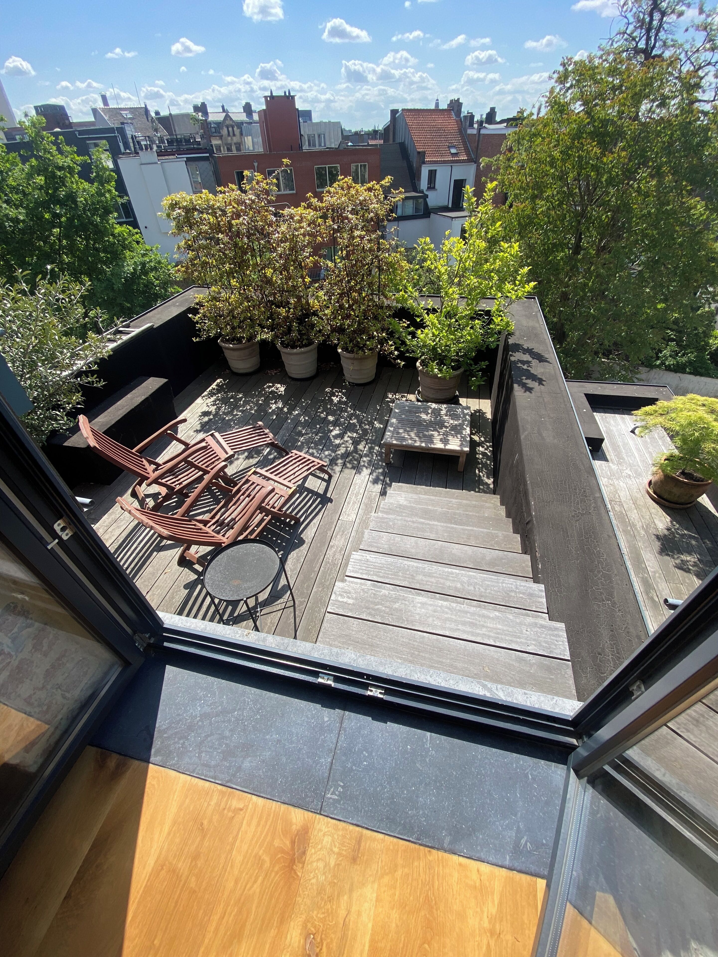 Presidentiële penthouse, uitzicht op tuin | Terras