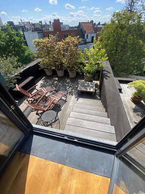 เพรสซิเดนเชียลเพนท์เฮาส์, วิวสวน | ลานระเบียง/นอกชาน