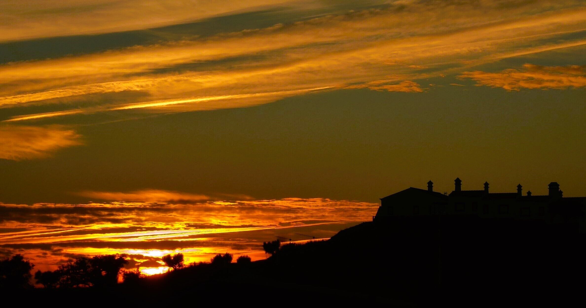 Front of property – evening/night
