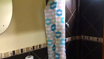 Towels, soap, shampoo, toilet paper