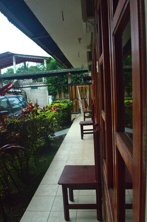 Façade de l’hébergement