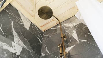 Ferienhütte | Dusche im Bad