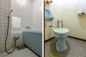 Tradisjonelt firemannsrom, røyk (Japanese Room) | Bad | Badekar og håndklær