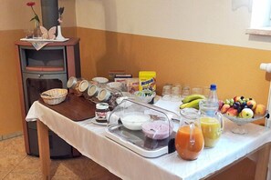 Daily buffet breakfast (EUR 8.50 per person)