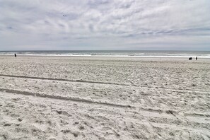 En la playa 