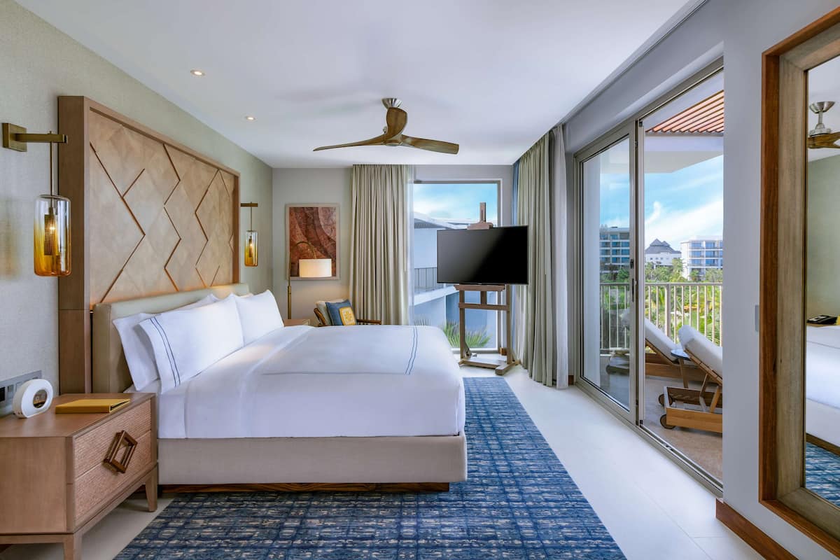 suite, 1 king bed with sofa bed, private pool, ocean view | 1 bedroom, egyptian cotton sheets, premium bedding, in-room safe