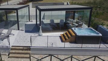 Bain à remous, massages