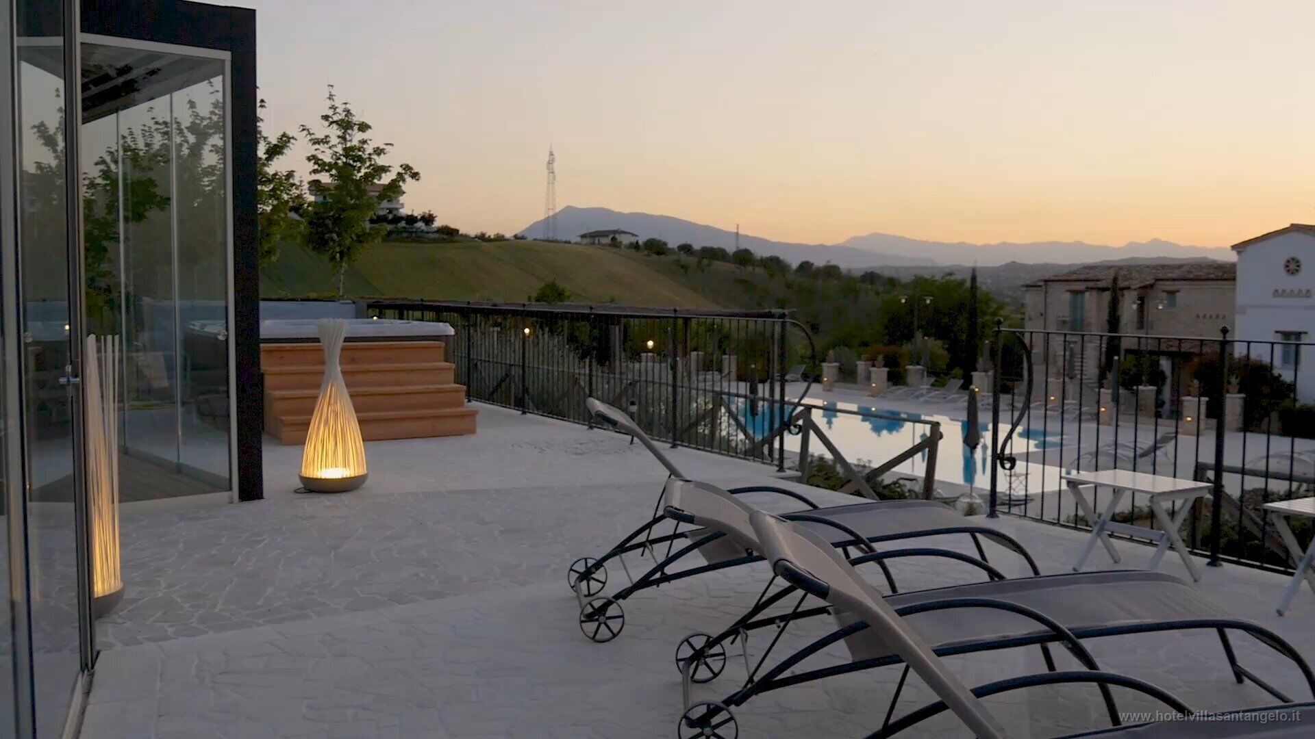 Bain à remous, massages