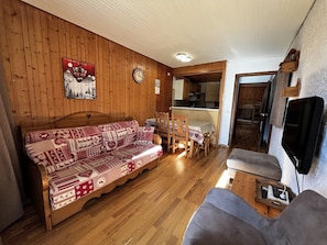 TV - Aravis 1500, apartment 11 - 2* ski-in ski-out for 6 people (La Clusaz)