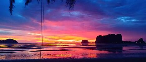 私家海滩、白沙