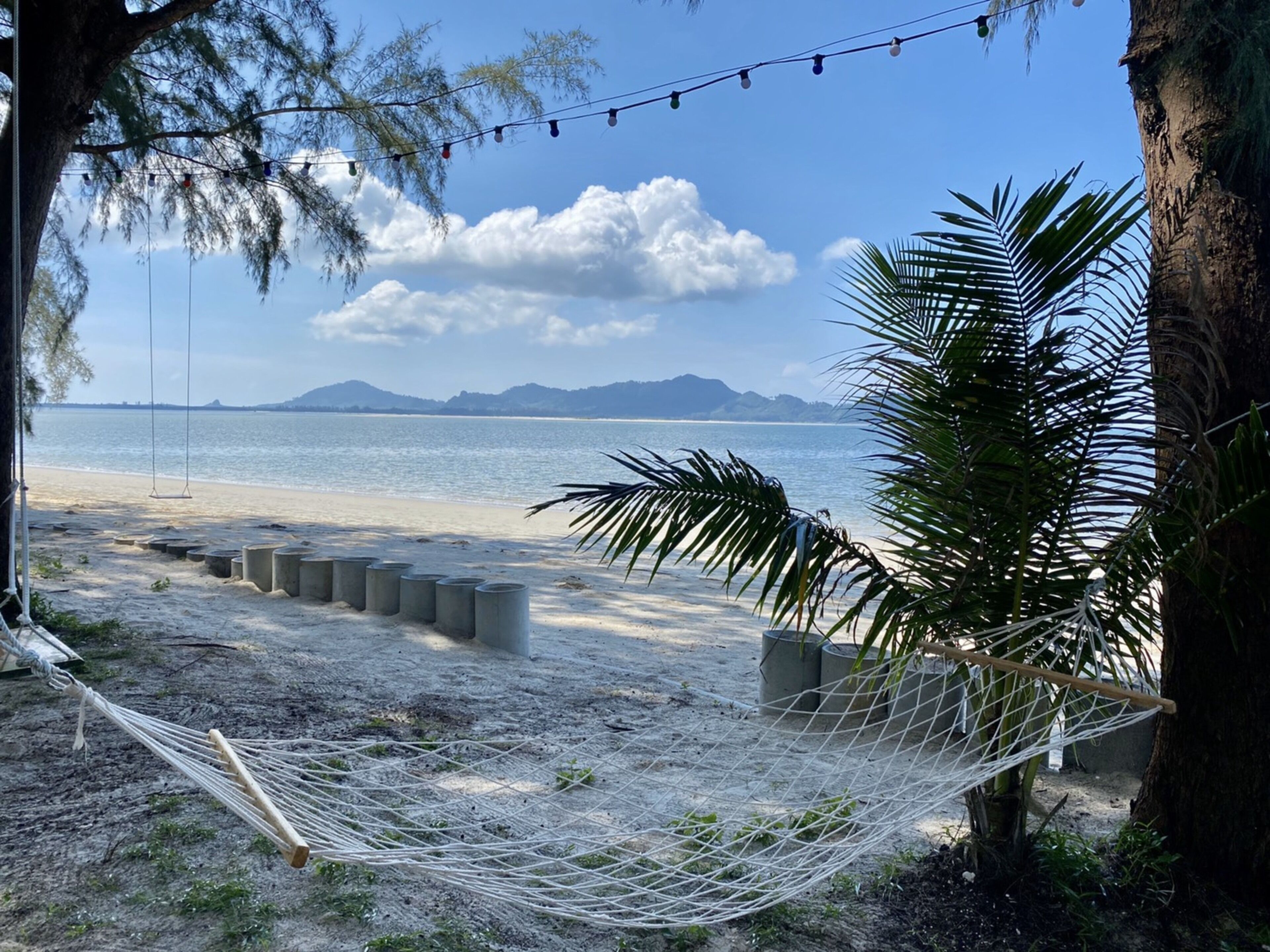 Playa privada y arena blanca