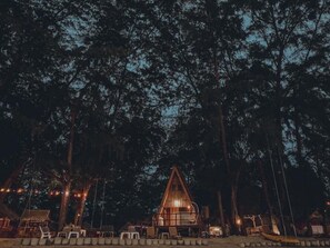 Front of property - evening/night