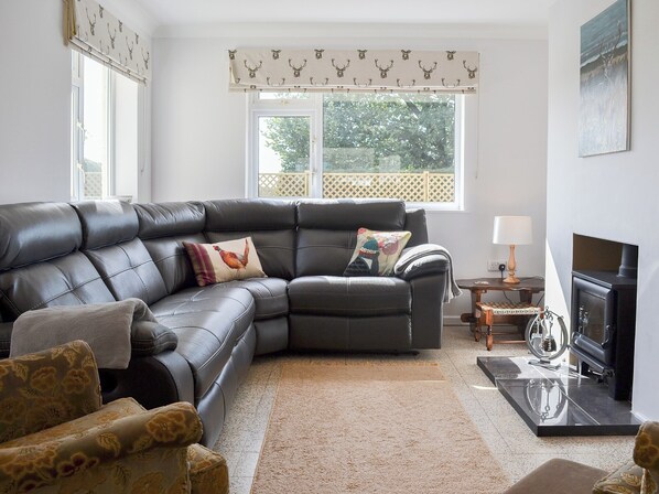 Fireplace - 4 bedroom accommodation in Nomansland, near Tiverton (Nomansland, near Tiverton)