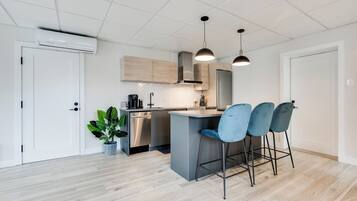 Design Loft, 1 Queen Bed with Sofa bed, Kitchen | Private kitchen
