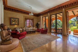 Luxury Villa | Living area | Flat-screen TV