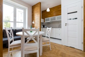 Superior Apartment | Living area - Vistulan Boulevards Apartment (Warsaw)