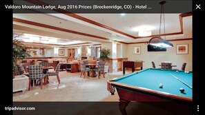 Games room - White Christmas 2 in Breckenridge CO  Dec 21-28 (Breckenridge)