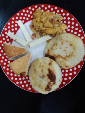 Daily continental breakfast for a fee