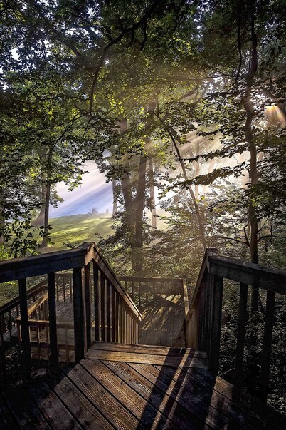 Lil Shangri-La on the Little Red River -walk in river access