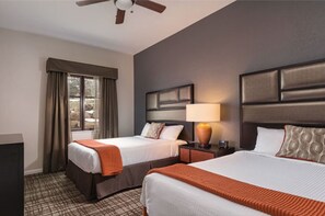 2 bedrooms, in-room safe, iron/ironing board, WiFi