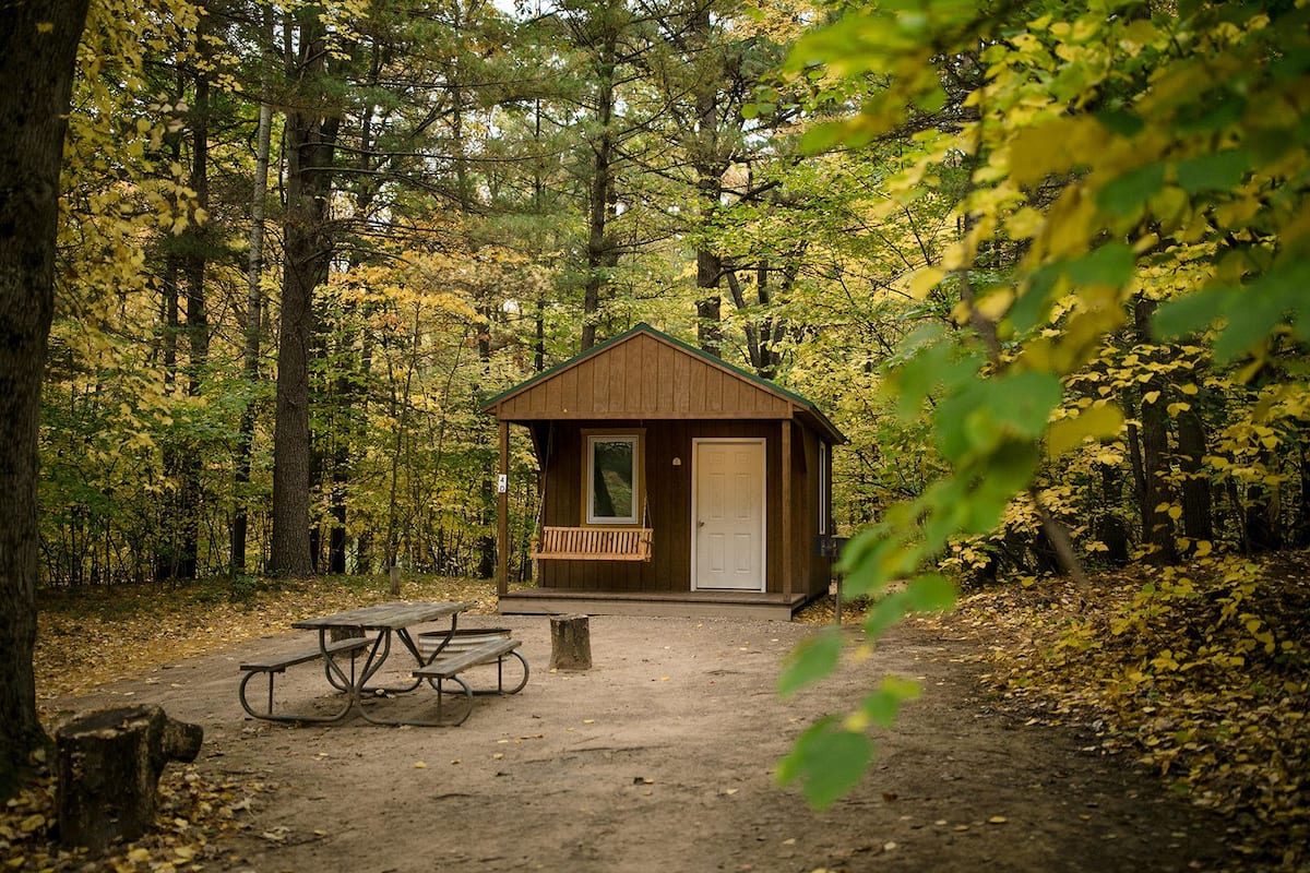 Rustic Camping Cabin