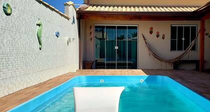 Cabo Frio beach house with pool