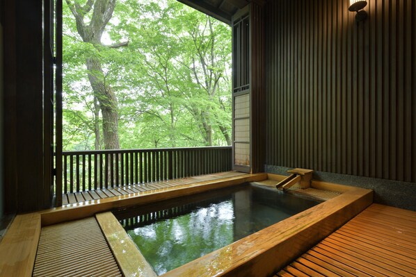 Japanese Style Room, AOGIRI, with Private Open-air Bath | Bathroom