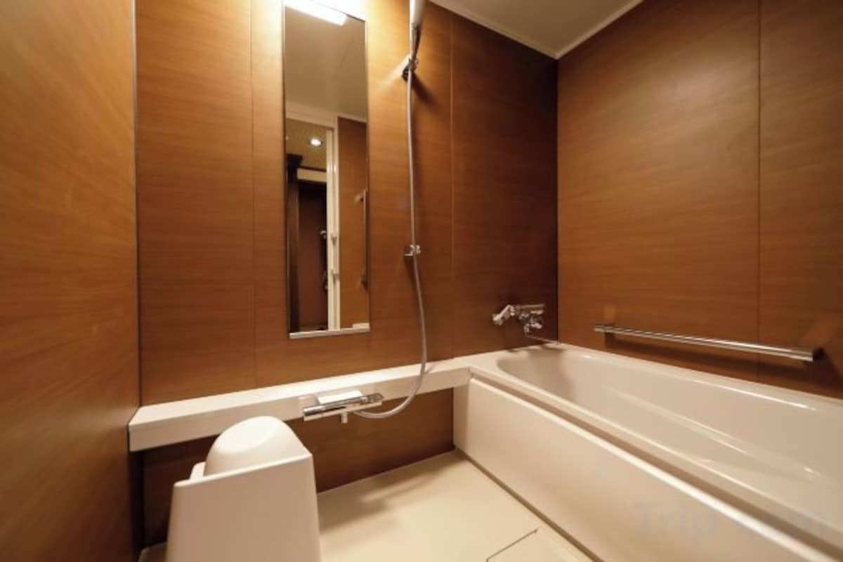 Bathroom | Free toiletries, hair dryer, slippers, electronic bidet
