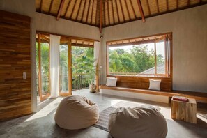 4 Bedrooms Private Pool Villa - 2 | Living area | 32-inch Smart TV with cable channels, TV - ZIN Berawa Villas & Bungalow (Canggu)