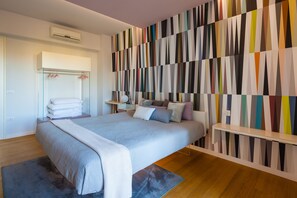 Suíte, terraço (Rainbow) | Lençóis italianos Frette, roupas de cama premium, edredons de pluma