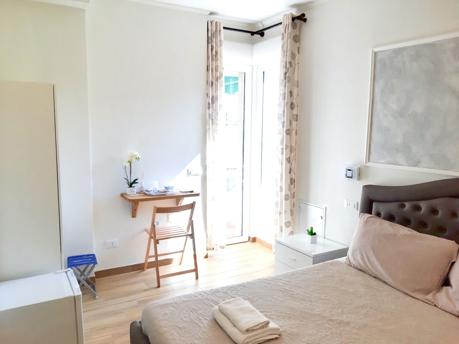 Exclusive Quadruple Room, 1 Bedroom, Terrace | Desk, blackout drapes, soundproofing, iron/ironing board