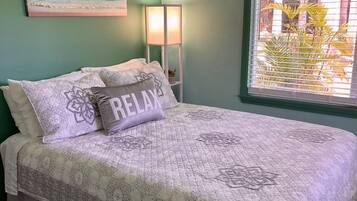 1 soverom, strykejern/-brett, wi-fi (inkludert) og sengetøy