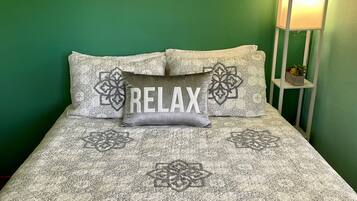 1 makuuhuone, silitysrauta/-lauta, ilmainen Wi-Fi, vuodevaatteet